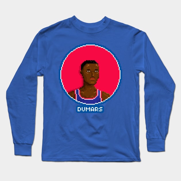 Dumars Long Sleeve T-Shirt by PixelFaces